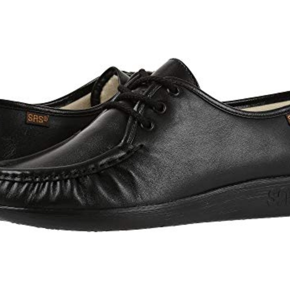SAS Siesta Lace Up Moccasin Toe Comfort Shoes